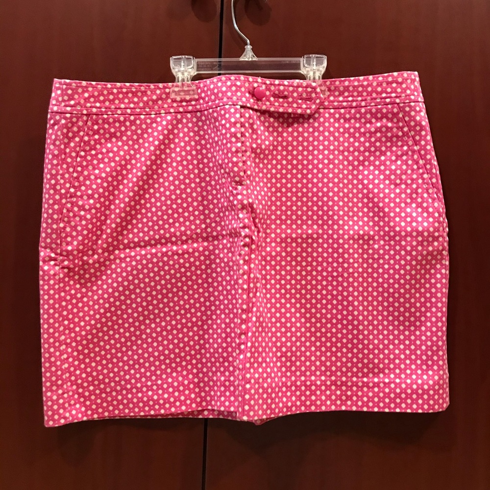 NWT J Crew Factory Pink Mini Skirt Size 12
